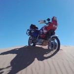 púšť maroko motorka